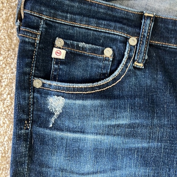 AG the legging skinny ankle super skinny distressed jeans 30R - Picture 4 of 7
